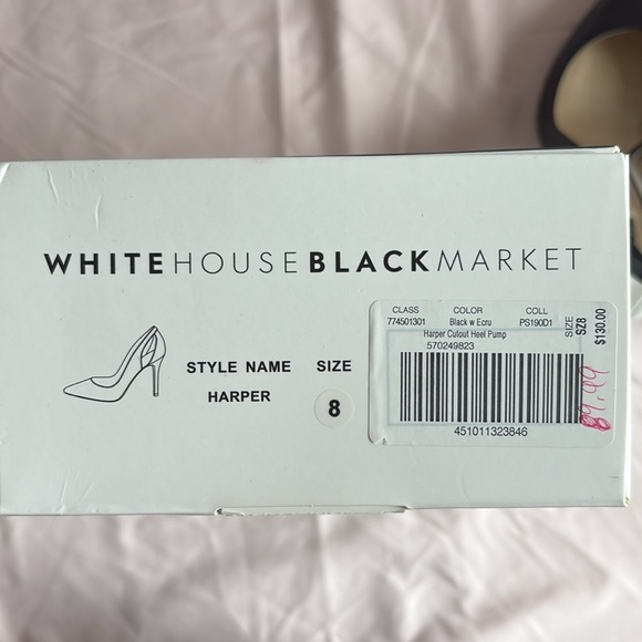 White House Black Market Two-Tone Heels - Picture 10 of 12